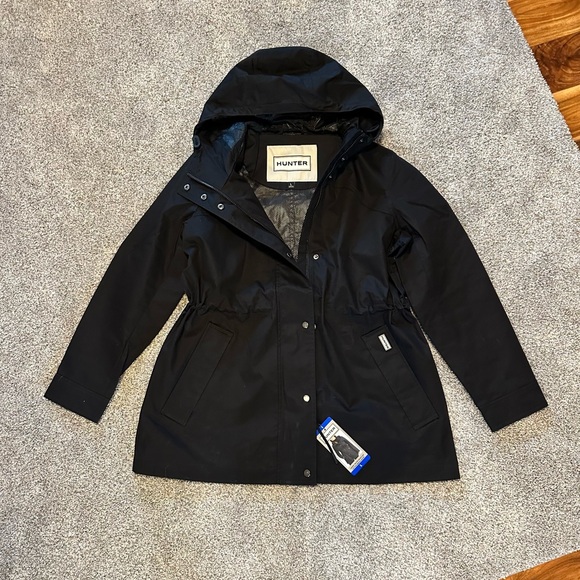 Hunter Jackets & Blazers - Hunter Black Mesh-Lined Jacket